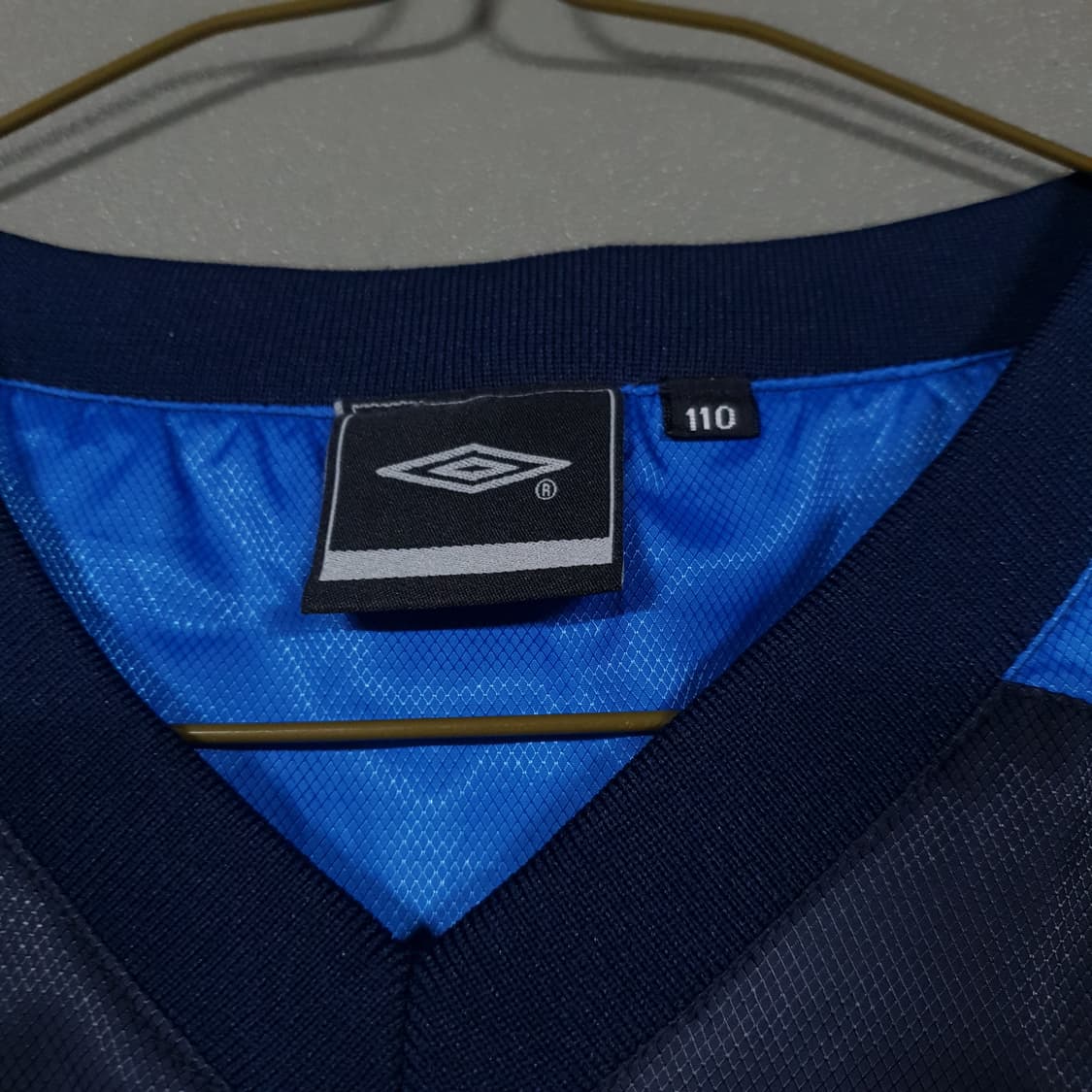 110 (2XL) 엄브로 잉글랜드 올드스쿨 우븐 웜업 바람막이 축구 상품이미지6