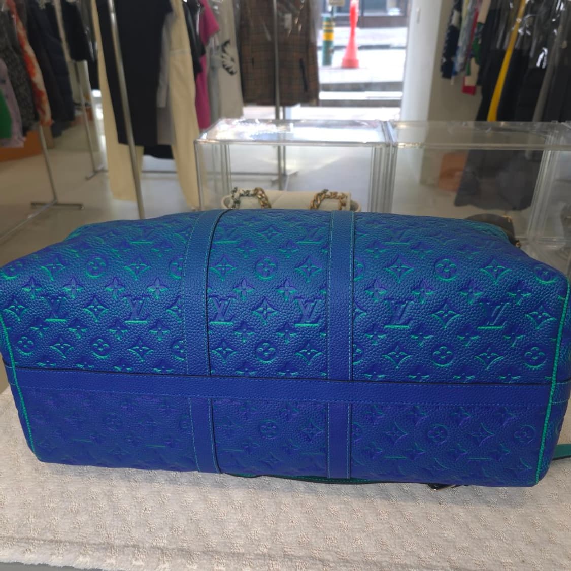 [정품]루이비통 키폴 50B 토뤼옹 일루전 블루/그린(미니 키폴 포함) 상품이미지7