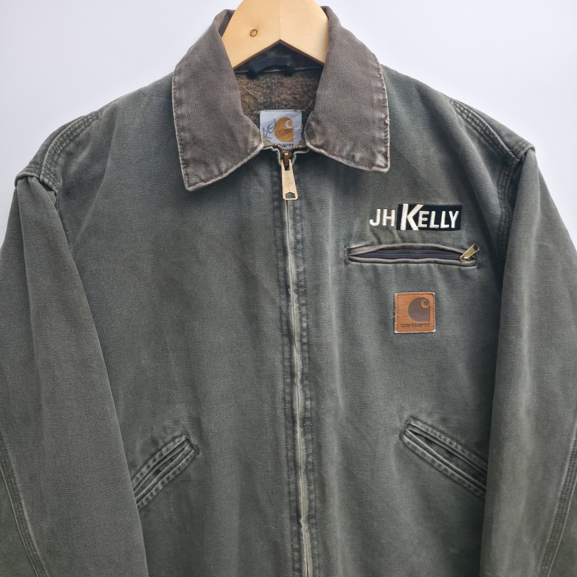[S] 칼하트 J97 디트로이트 자켓 모스그린 상품이미지2