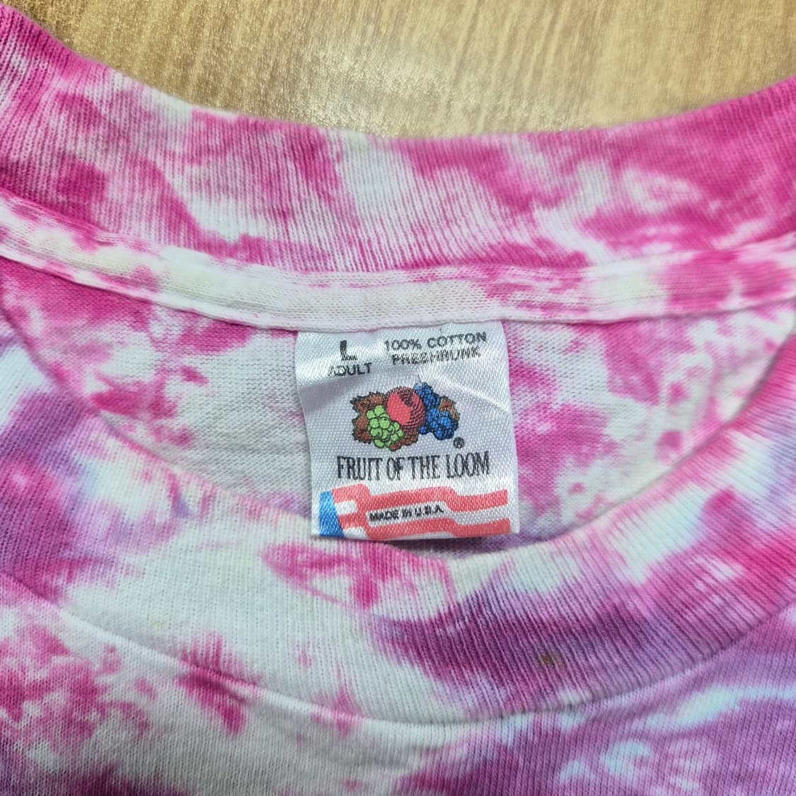 90s Ben & Jerry's Cherry Garcia 타이다이 반팔티 상품이미지3