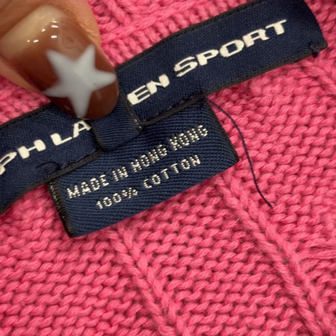 폴로 랄프로렌 꽈배기 니트 후드집업 가디건 S P00074 상품이미지4