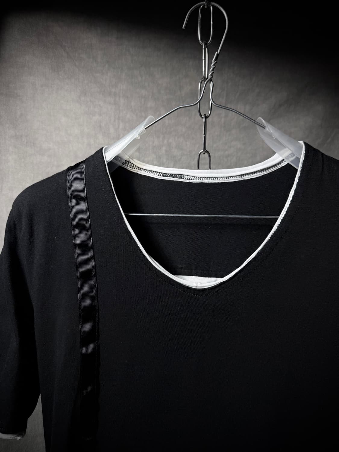 Catorce Back Zip Layered T Shirt 상품이미지5