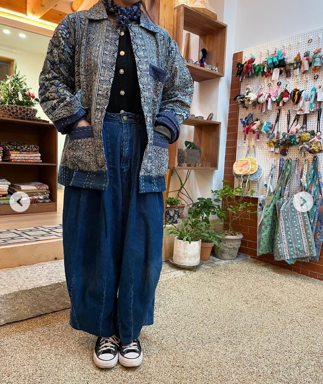 handmand india kantha jacket 칸타 스티치 반다나  상품이미지2