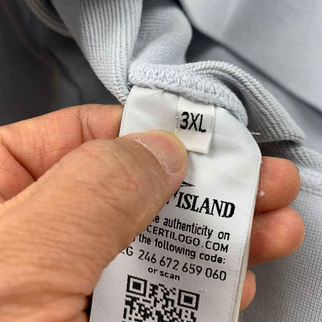 스톤아일랜드 와펜 패치 크루넥 맨투맨 스카이블루  상품이미지8