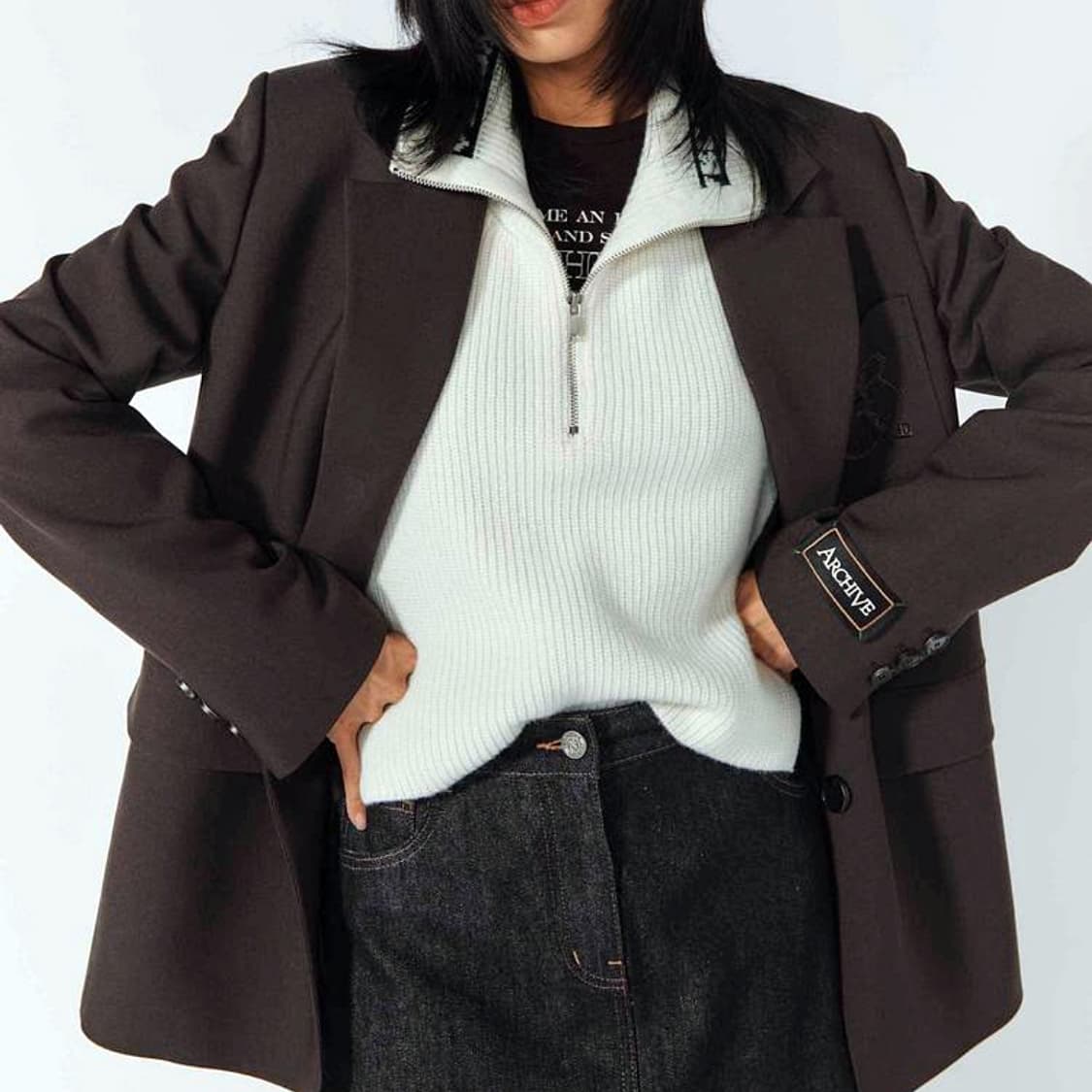 보브(VOV) 아카이브 테일러드 자켓 프리사이즈 상품이미지2