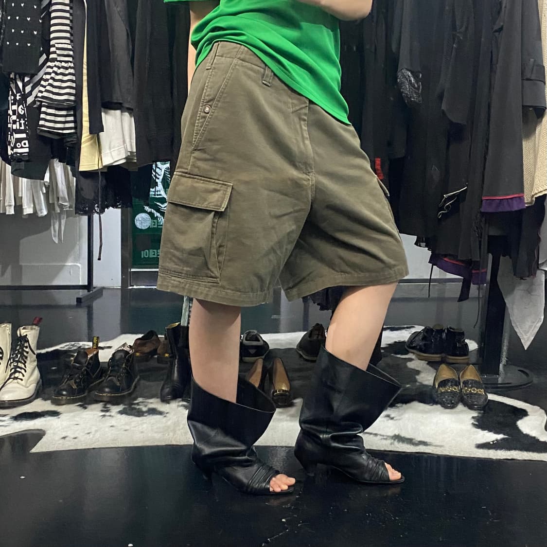 Tommy Hilfiger 카키 카고 버뮤다 팬츠 상품이미지8