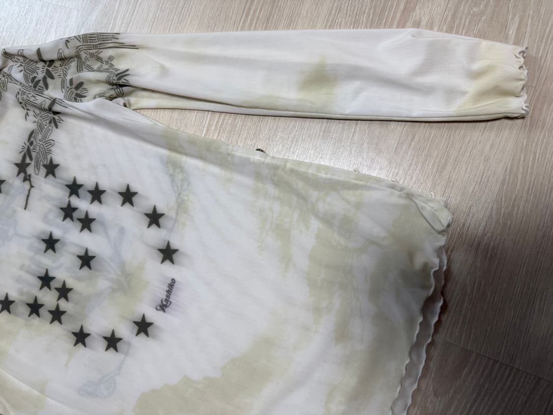 Kashiko 잉크 페인팅 메쉬 탑 상품이미지9