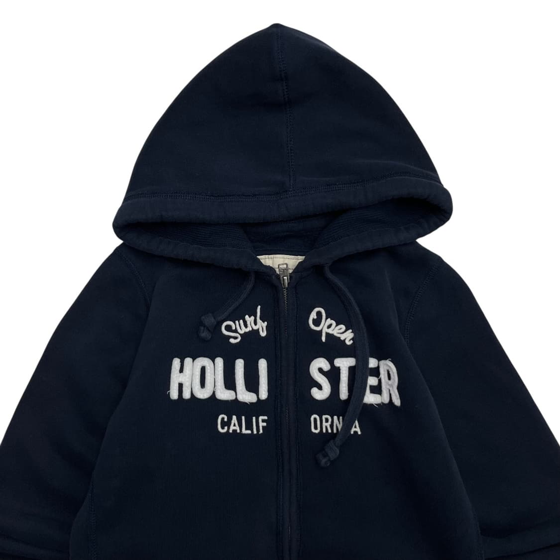 홀리스터 딱붙핏 네이비 후드집업 M 상품이미지4