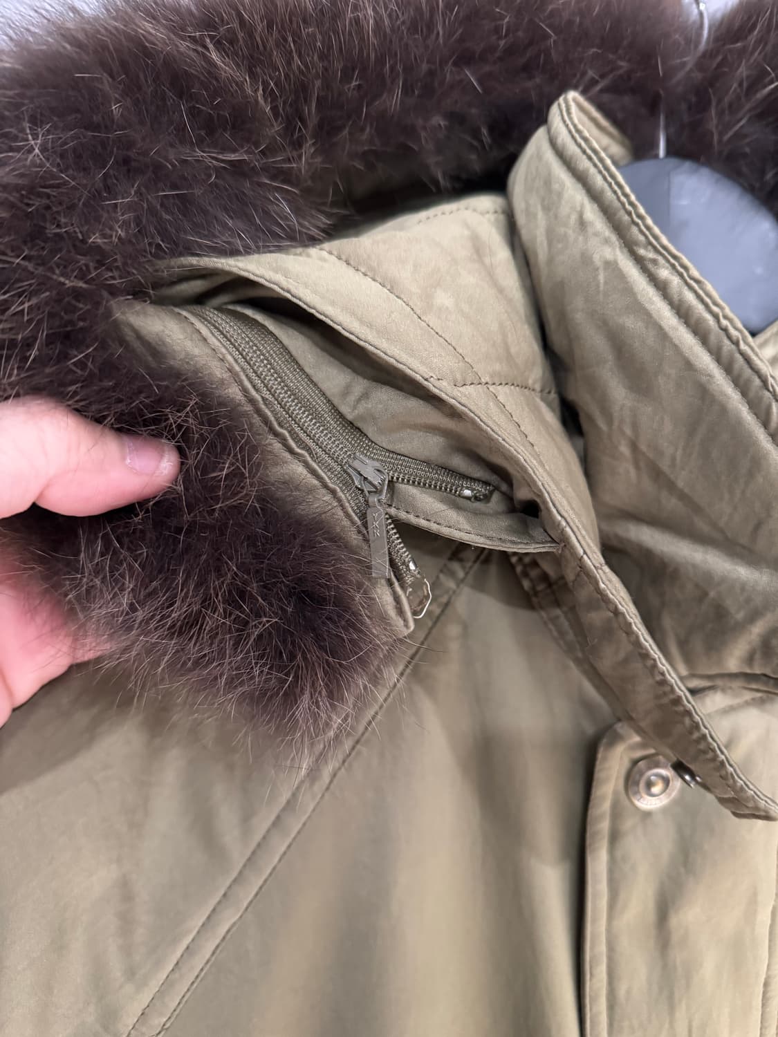 헌팅필드 퍼후드 봄버 자켓  상품이미지7