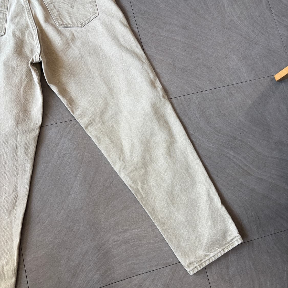 90s Levis 550 orange tap denim pants  상품이미지7