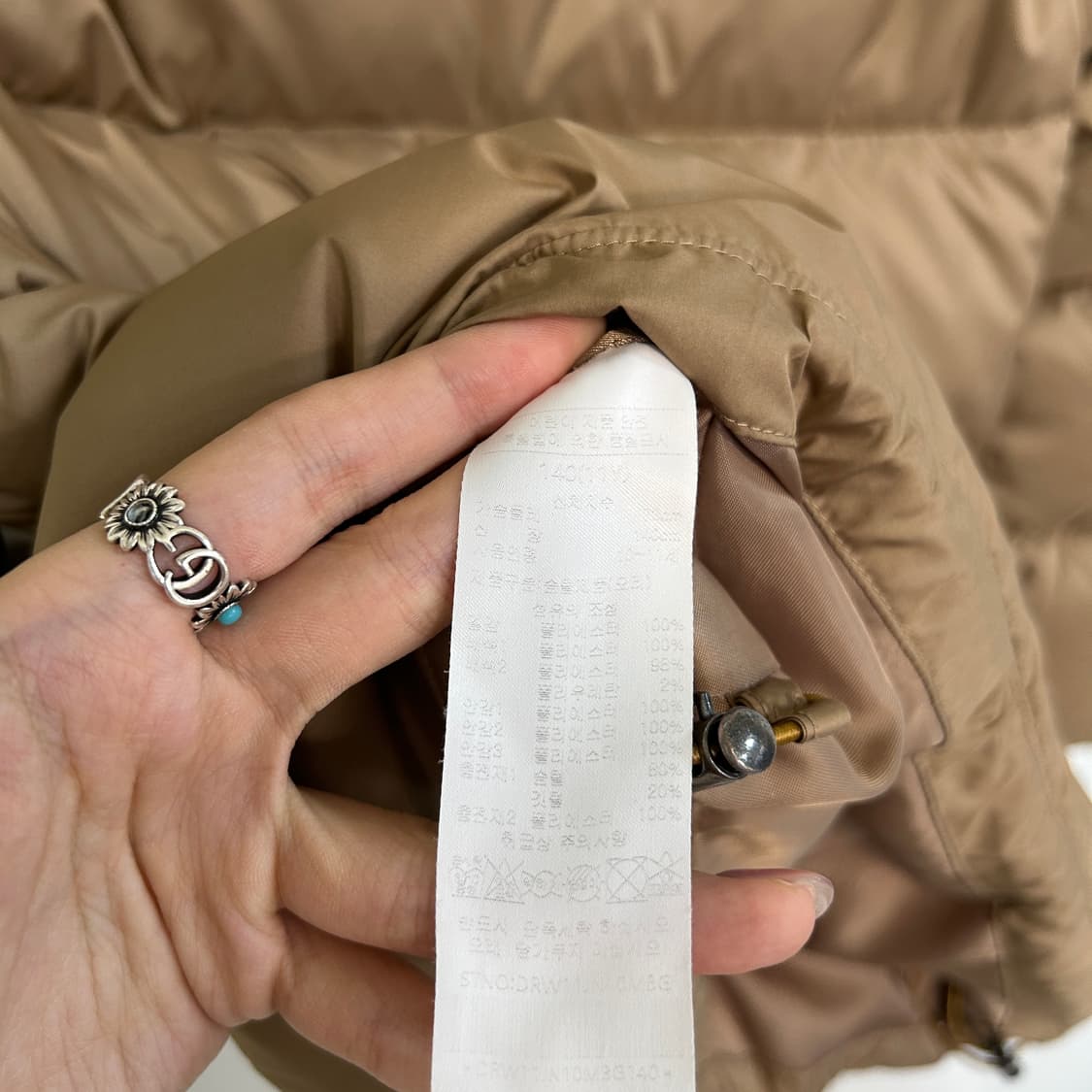 닥스 키즈 구스다운 패딩 140 상품이미지5