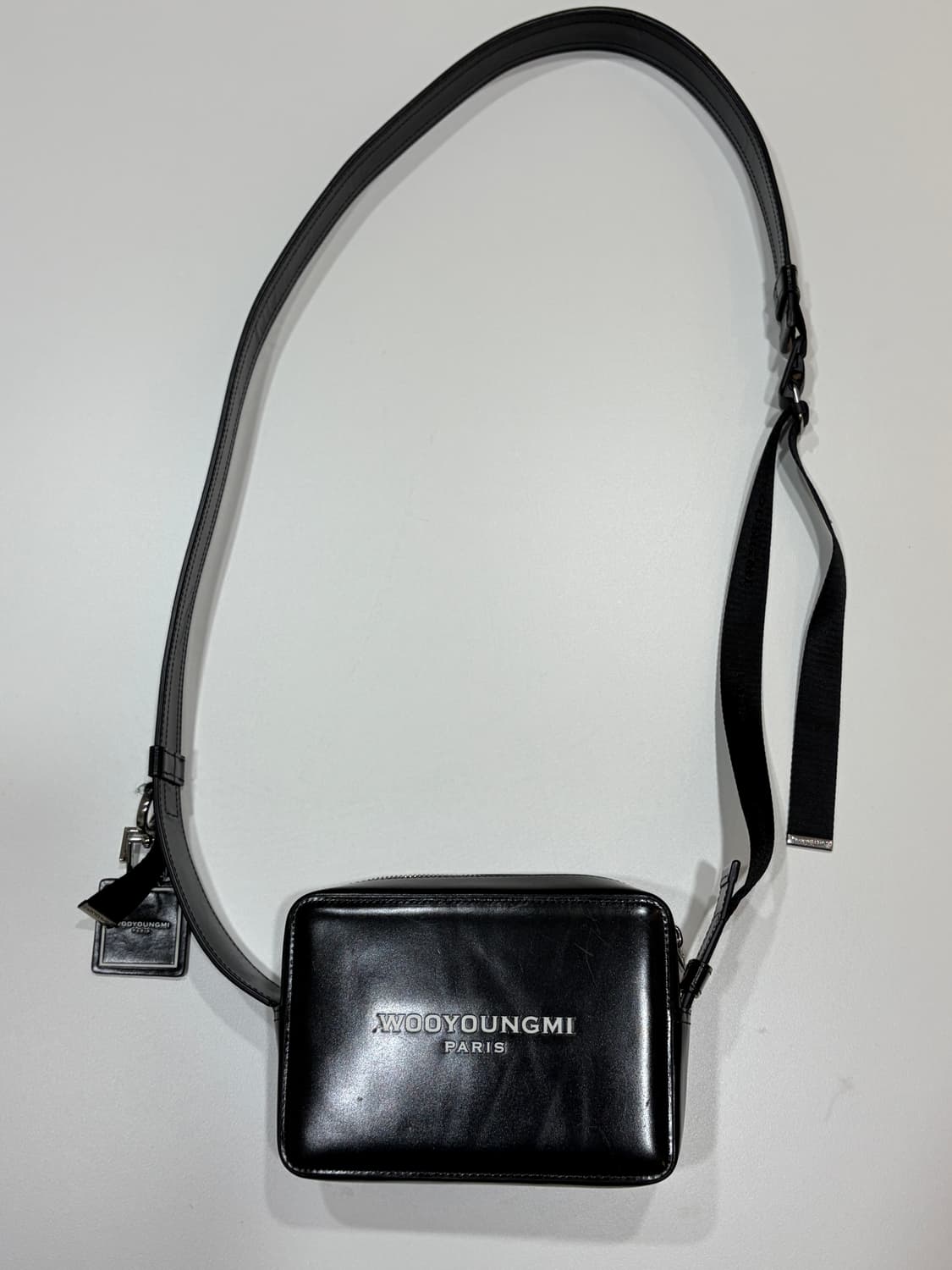 우영미 스퀘어 미니백 블랙 상품이미지1