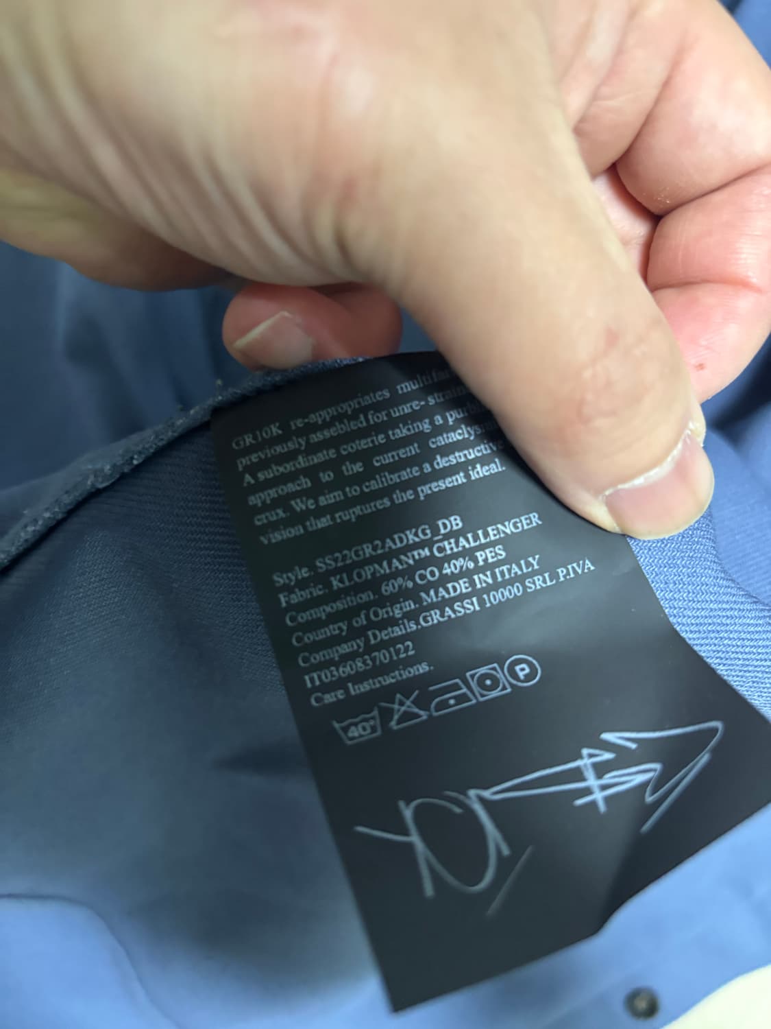 GR10K 셔츠 (M)  상품이미지5