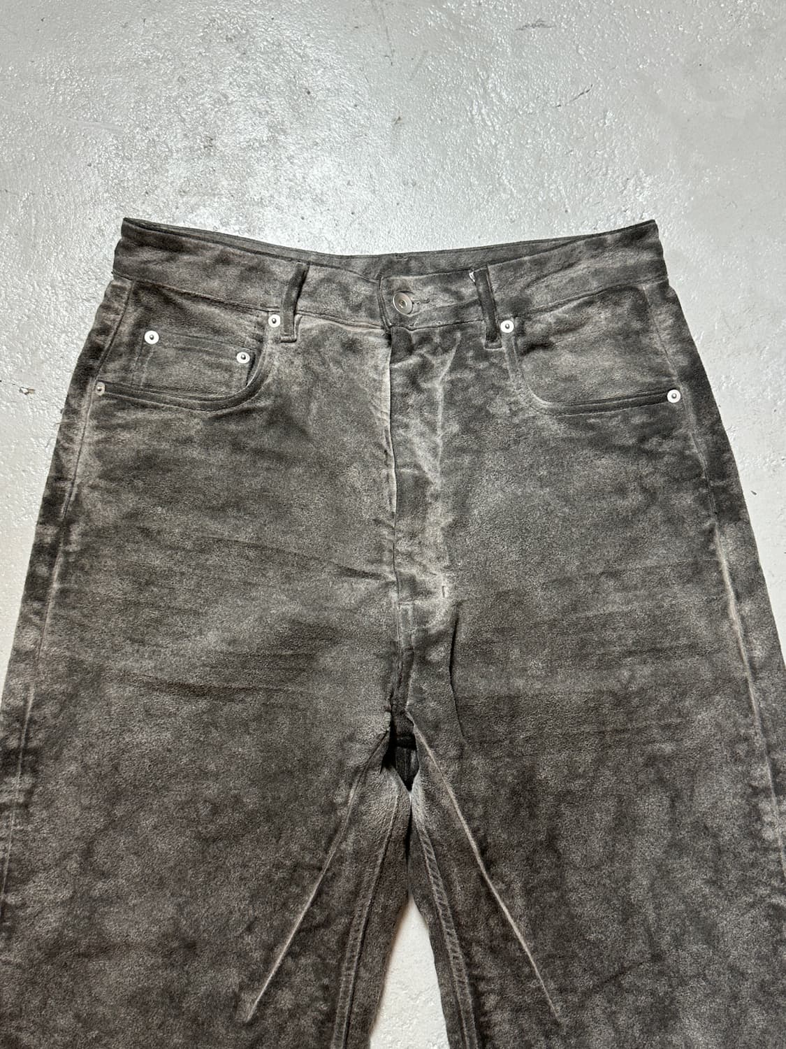릭오웬스 24AW 게스 몰스킨 팬츠 상품이미지5