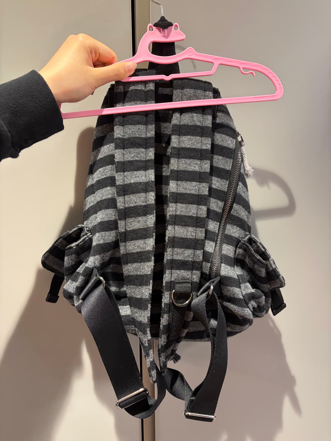 탠스댄스 파이섬 울 스트라이프 백팩 상품이미지2