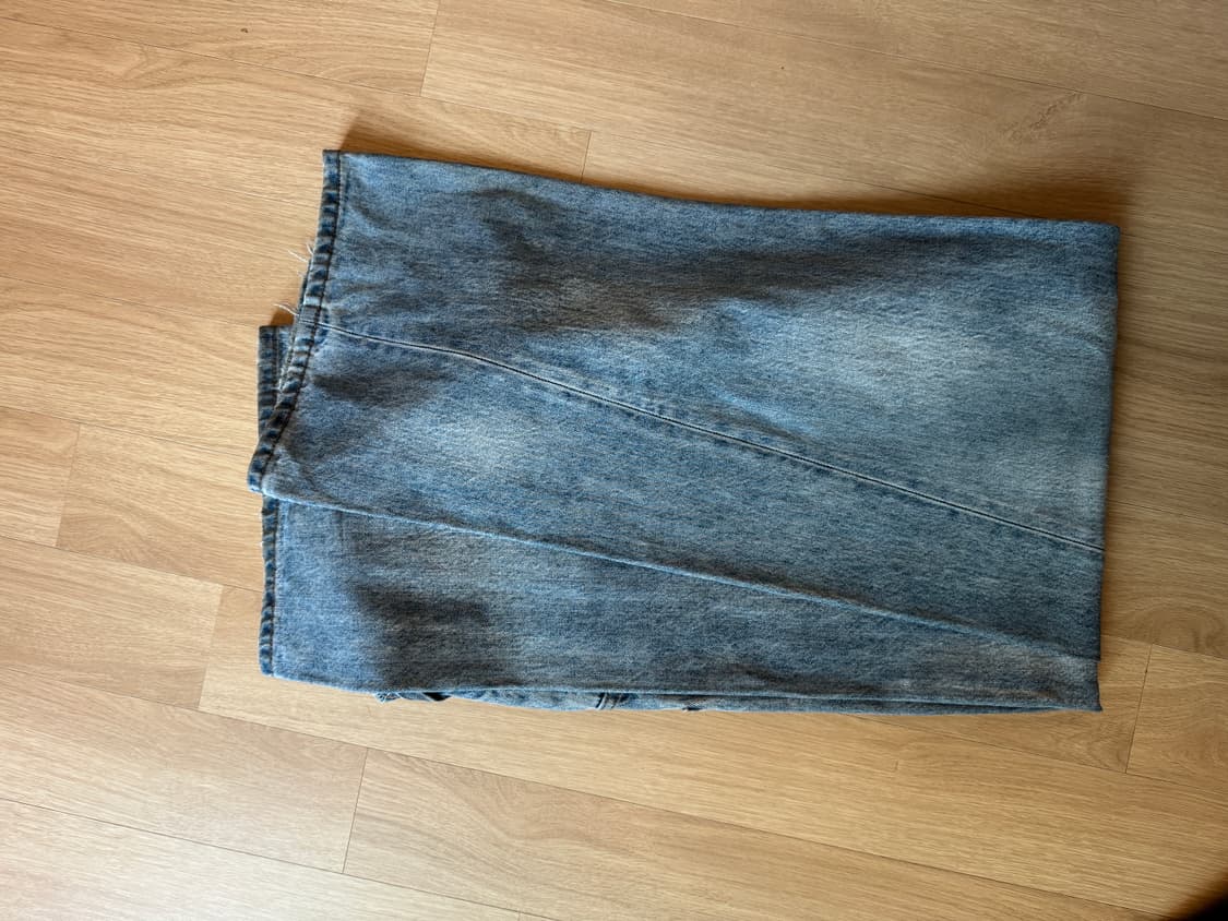 yiyae 워싱  데님 팬츠 M 상품이미지4