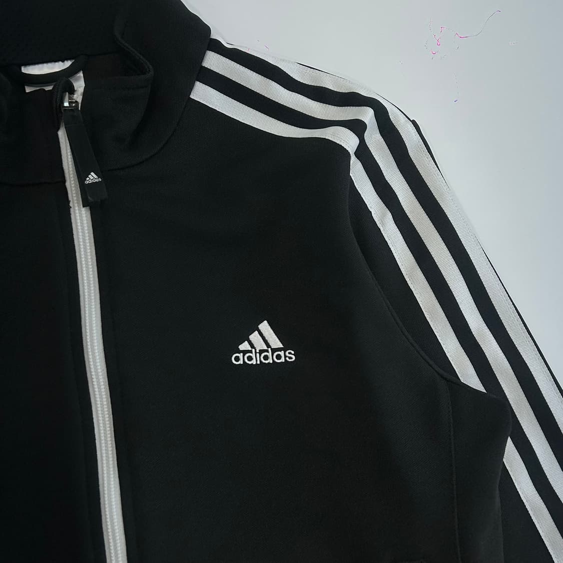 Adidas 아디다스 삼각로고 블랙 트랙탑 져지 상품이미지4