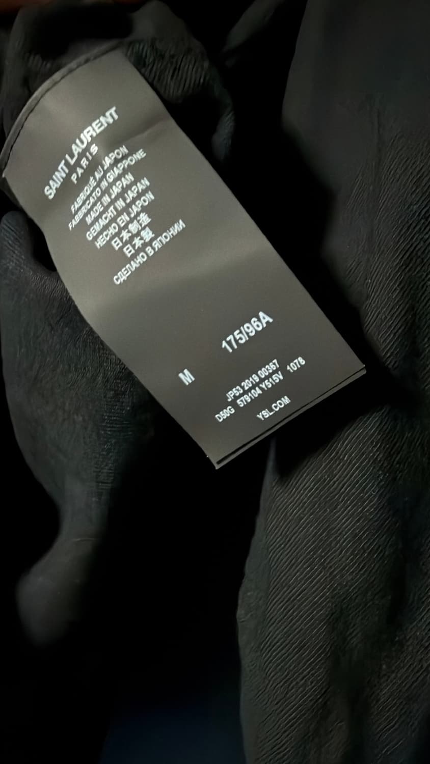 생로랑 블랙 웨스턴 셔츠 상품이미지5