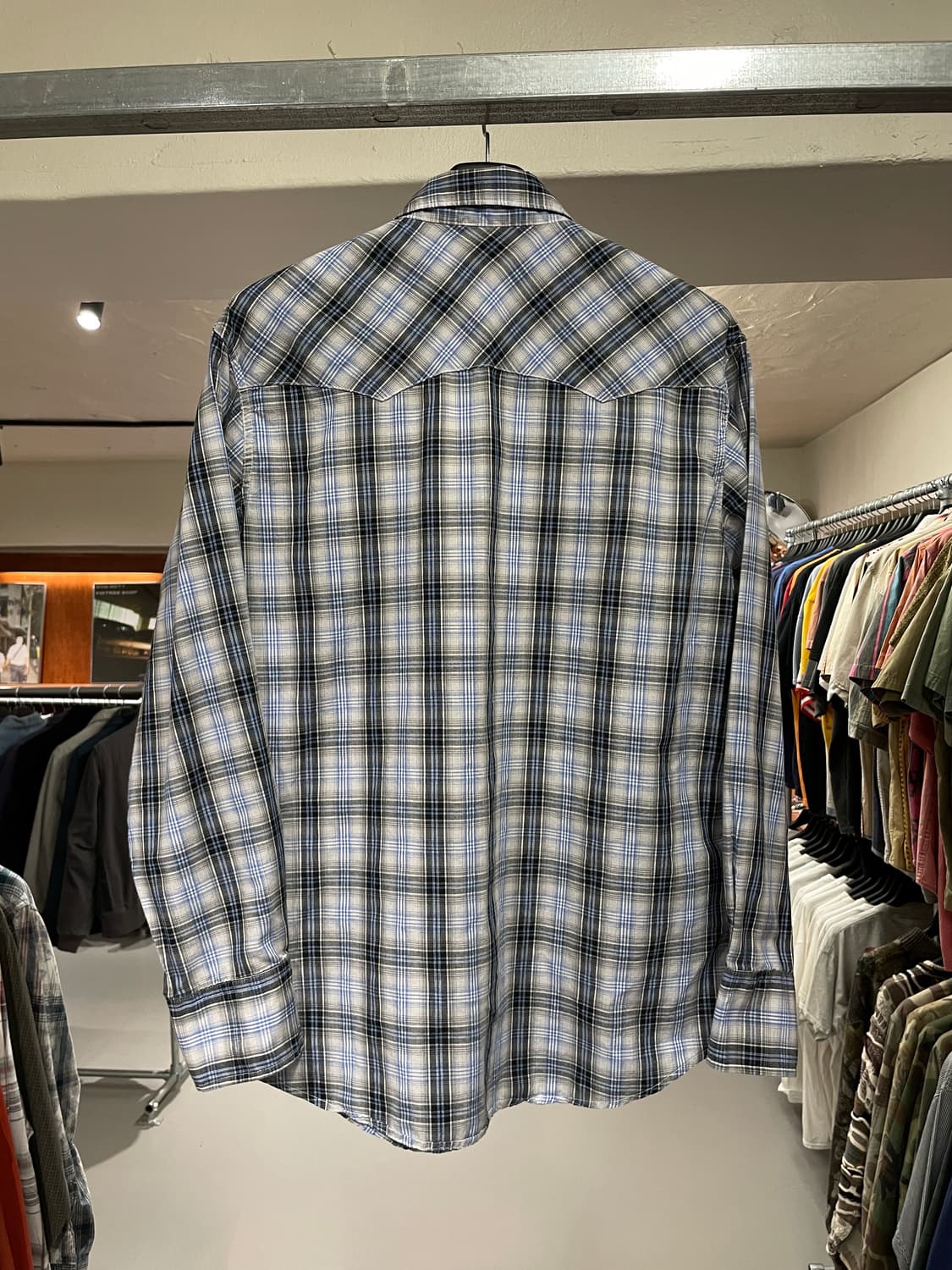 랭글러 웨스턴 체크 셔츠   상품이미지8