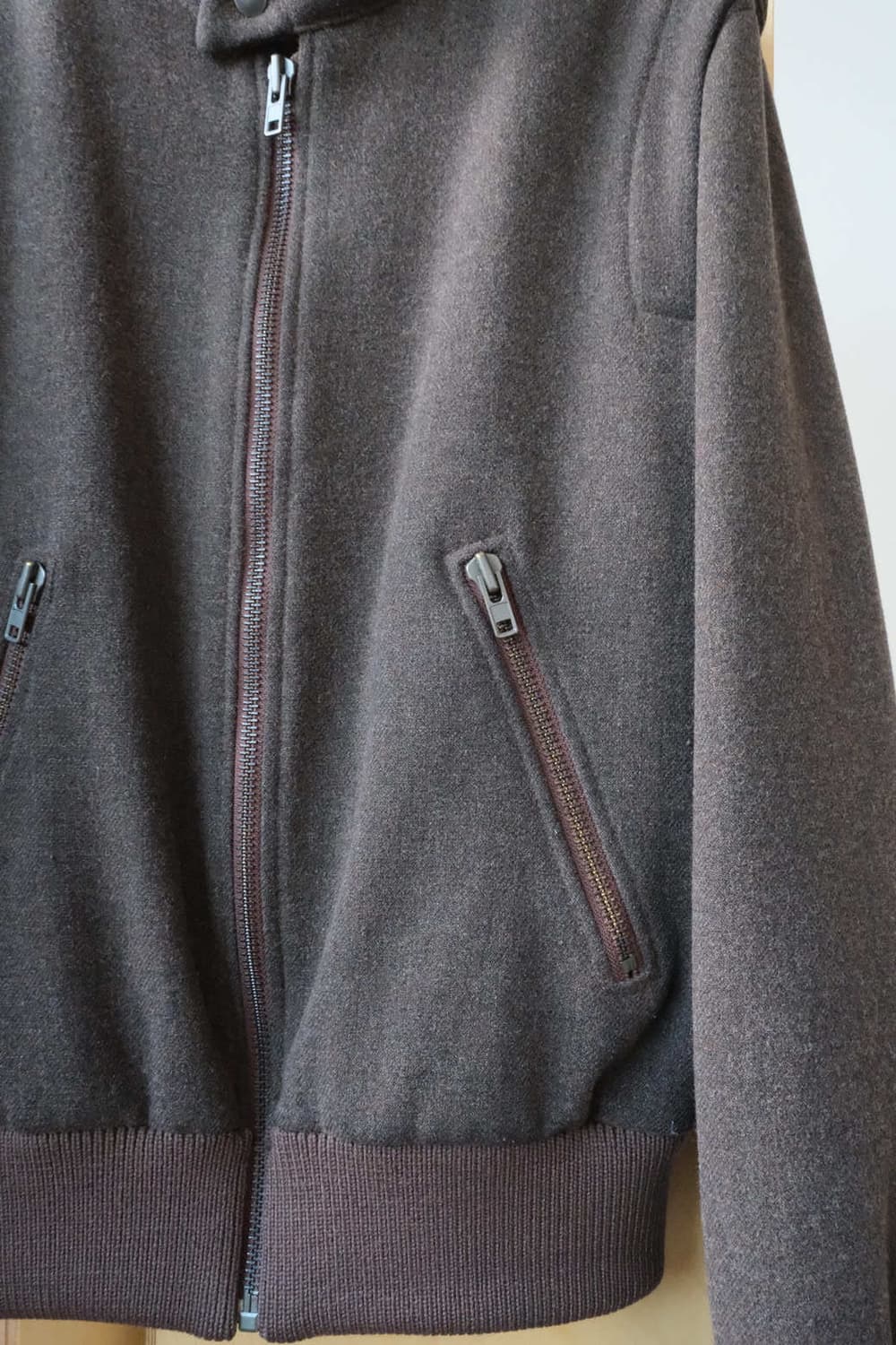 08aw Wool Blend Stand Zip Jacket 상품이미지5