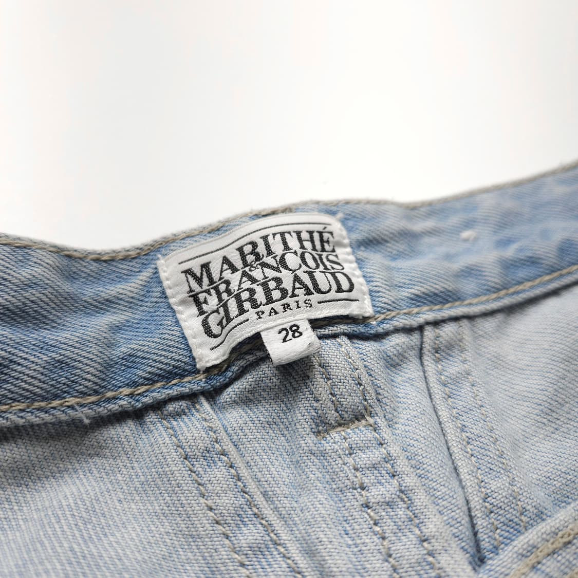 마리떼 프랑소와저버 디스트로이드 와이드 데님 팬츠 (28) 상품이미지8