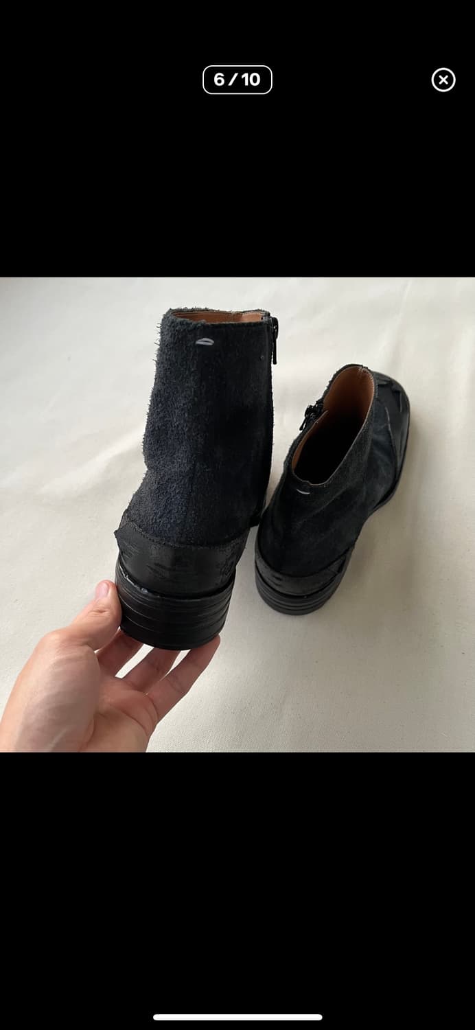 [43]메종 마르지엘라 S/S 2021 디스트로이드 스퀘어 토 타비 부츠 상품이미지6