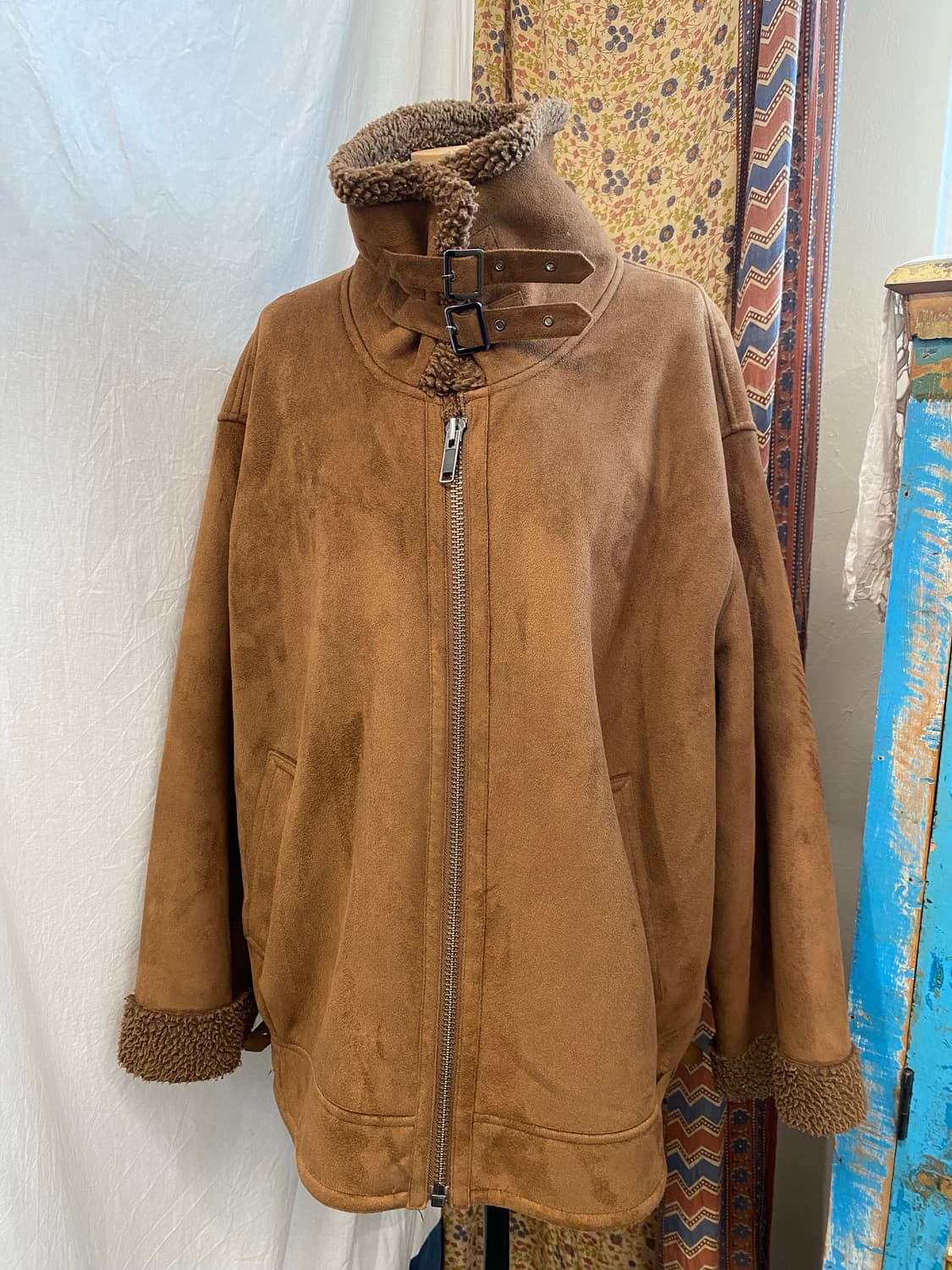 MURUA 브라운 스웨이드 무스탕  상품이미지3