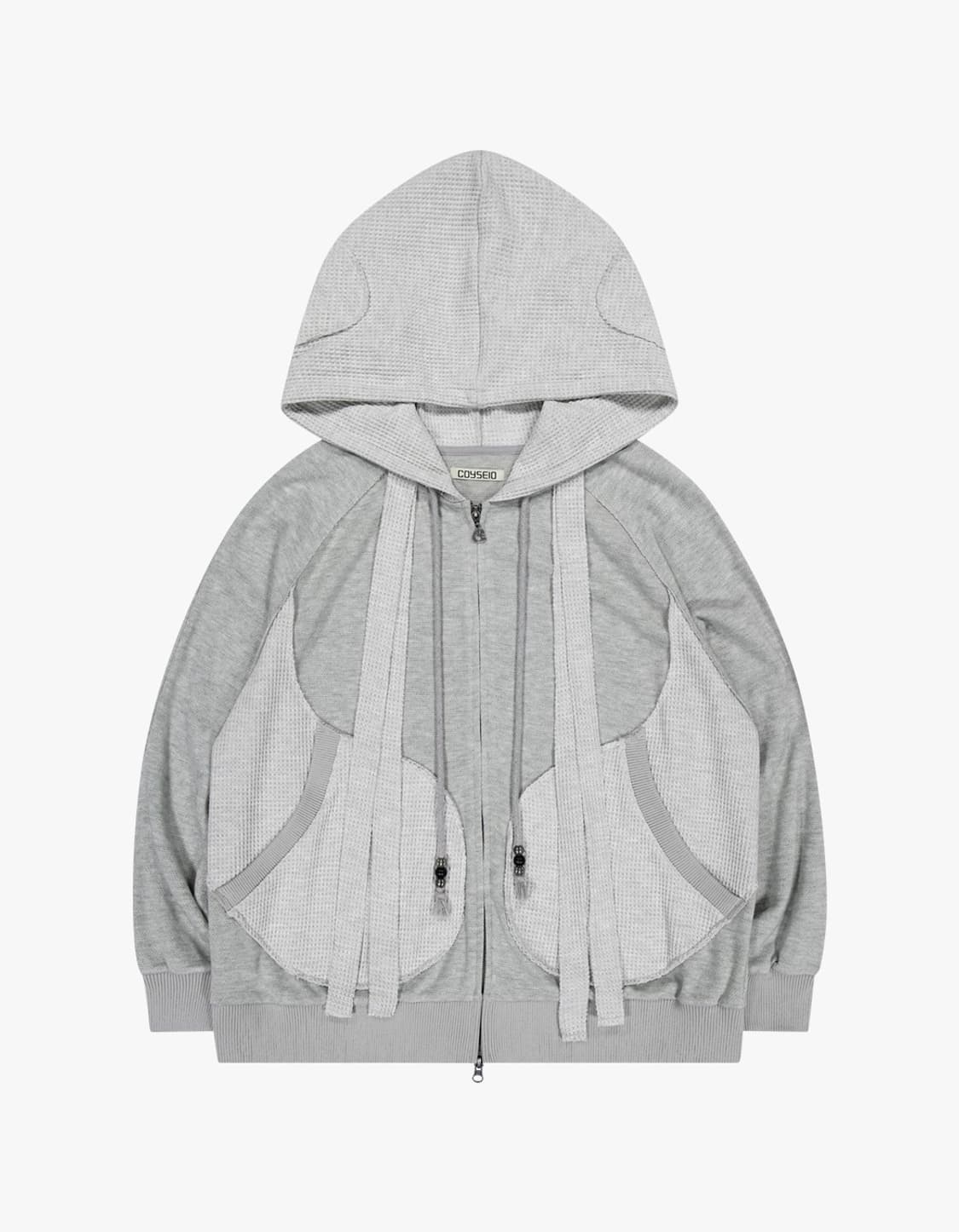 코이세이오 이어머프 후드집업 그레이 상품이미지1