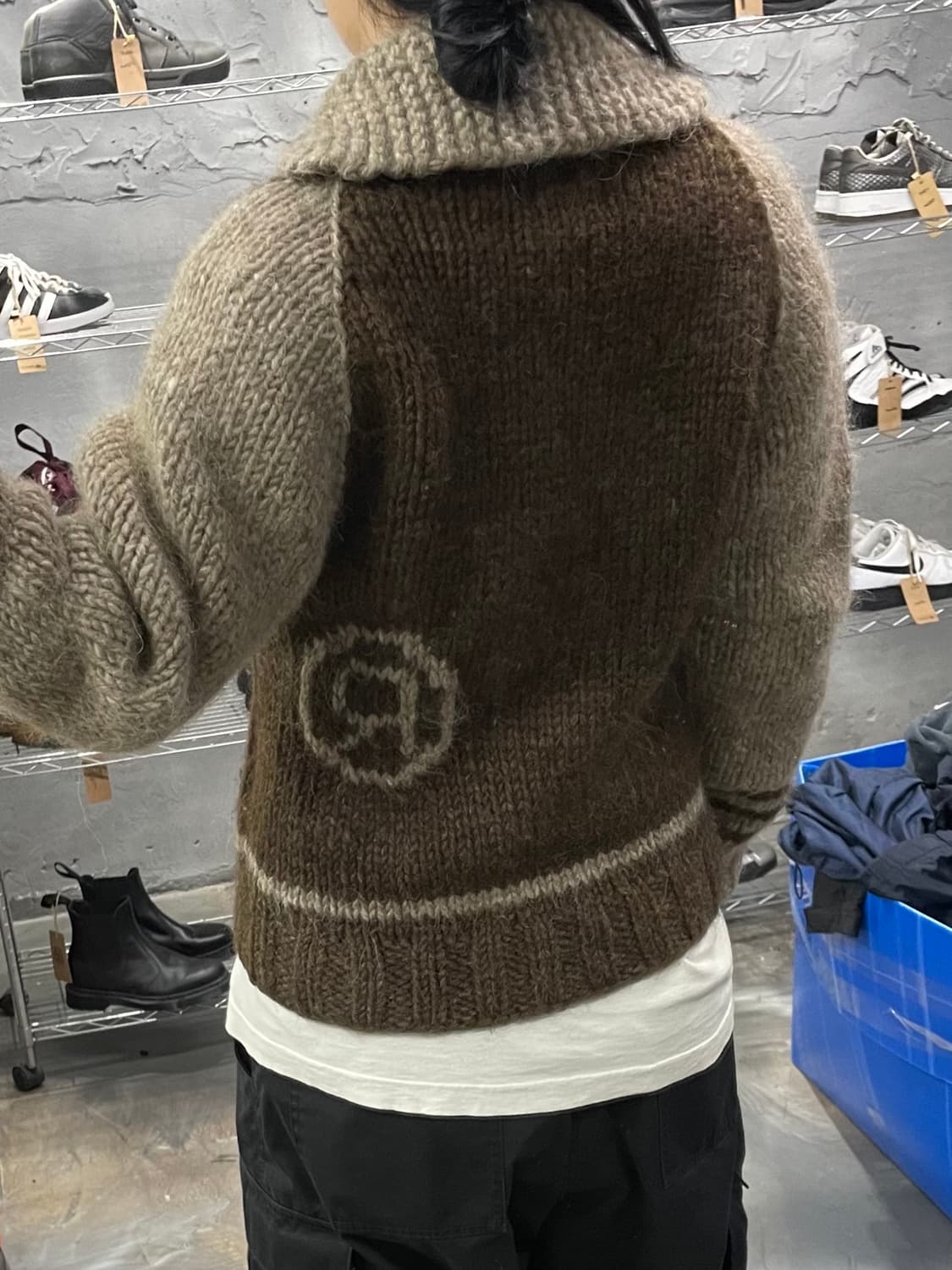 00s 베이프 코위찬 니트집업 상품이미지10