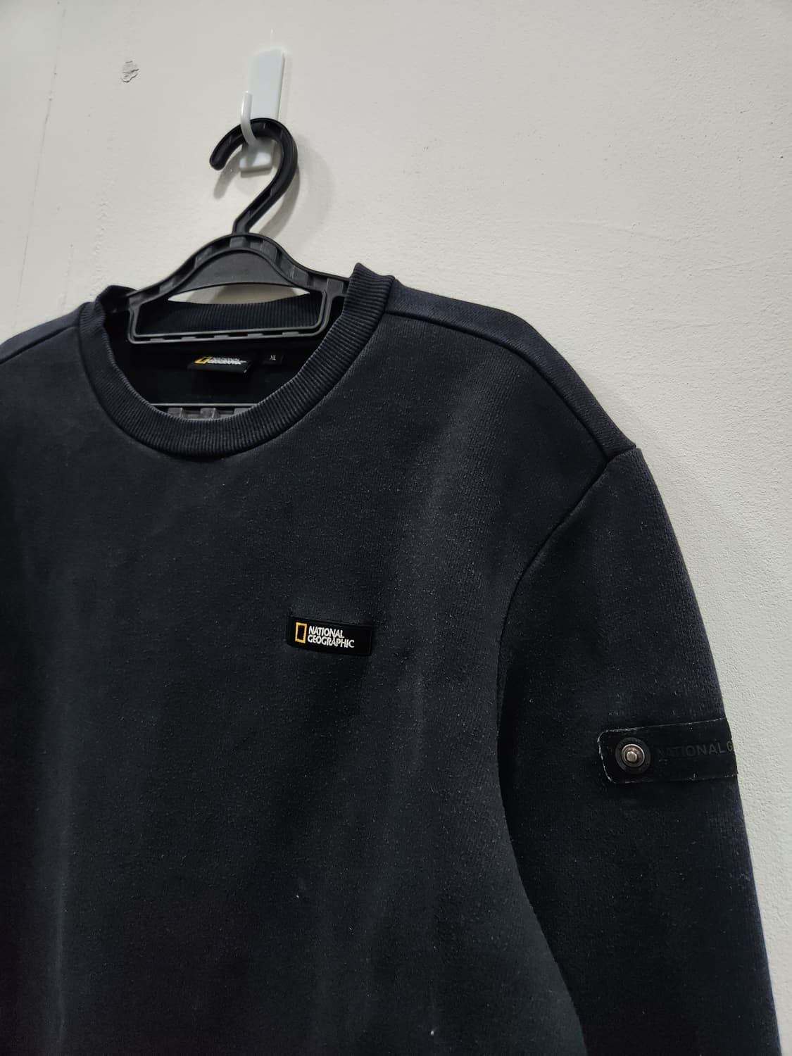 내셔널지오그래픽 검정색 맨투맨 티셔츠 XL 105 상품이미지2