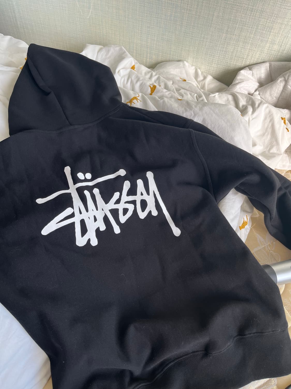 스투시 후드티 검은색 M 상품이미지1