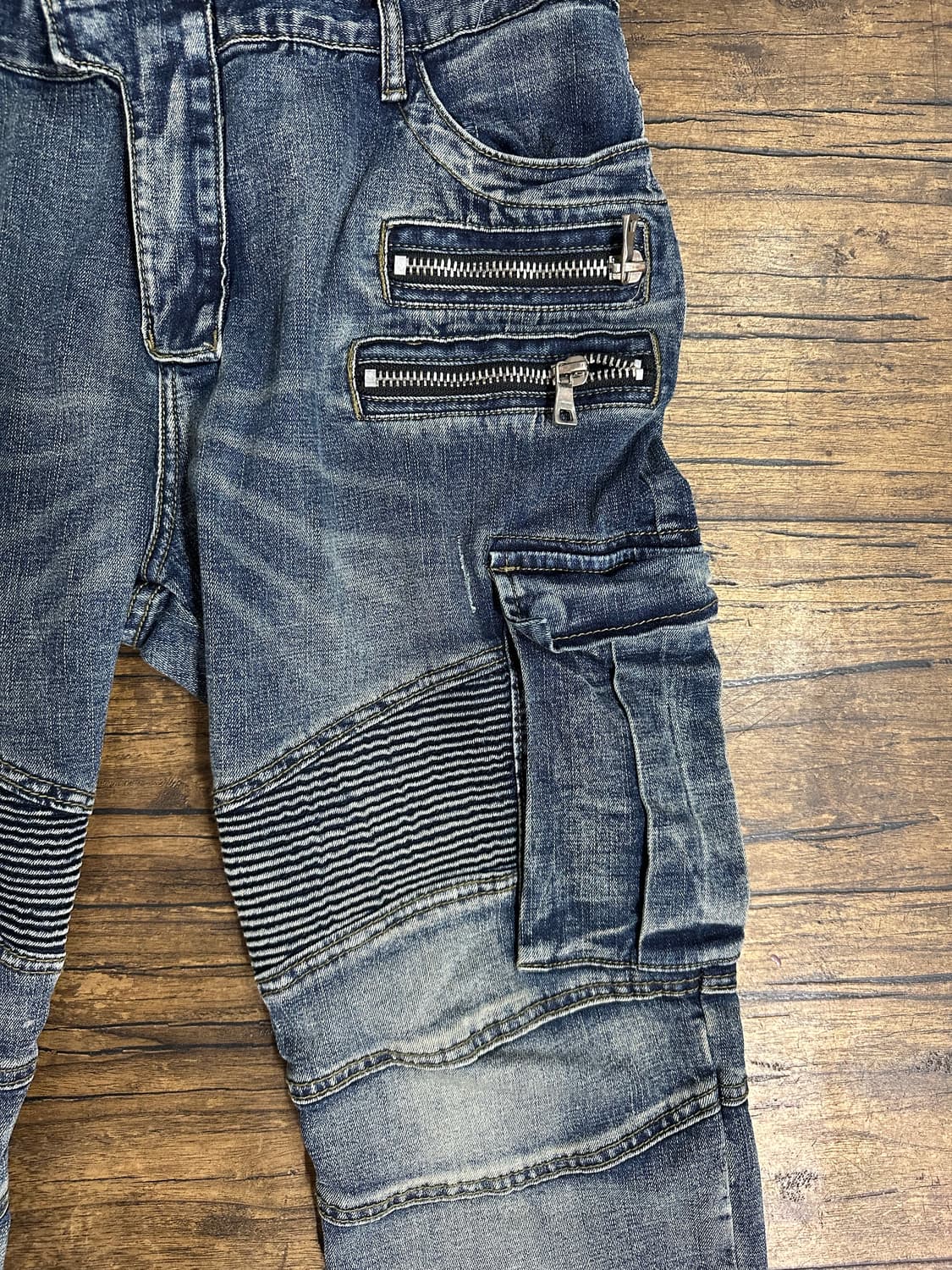 JMC JEANS 남성 데님 바이커카고 팬츠 사이즈 34 상품이미지2