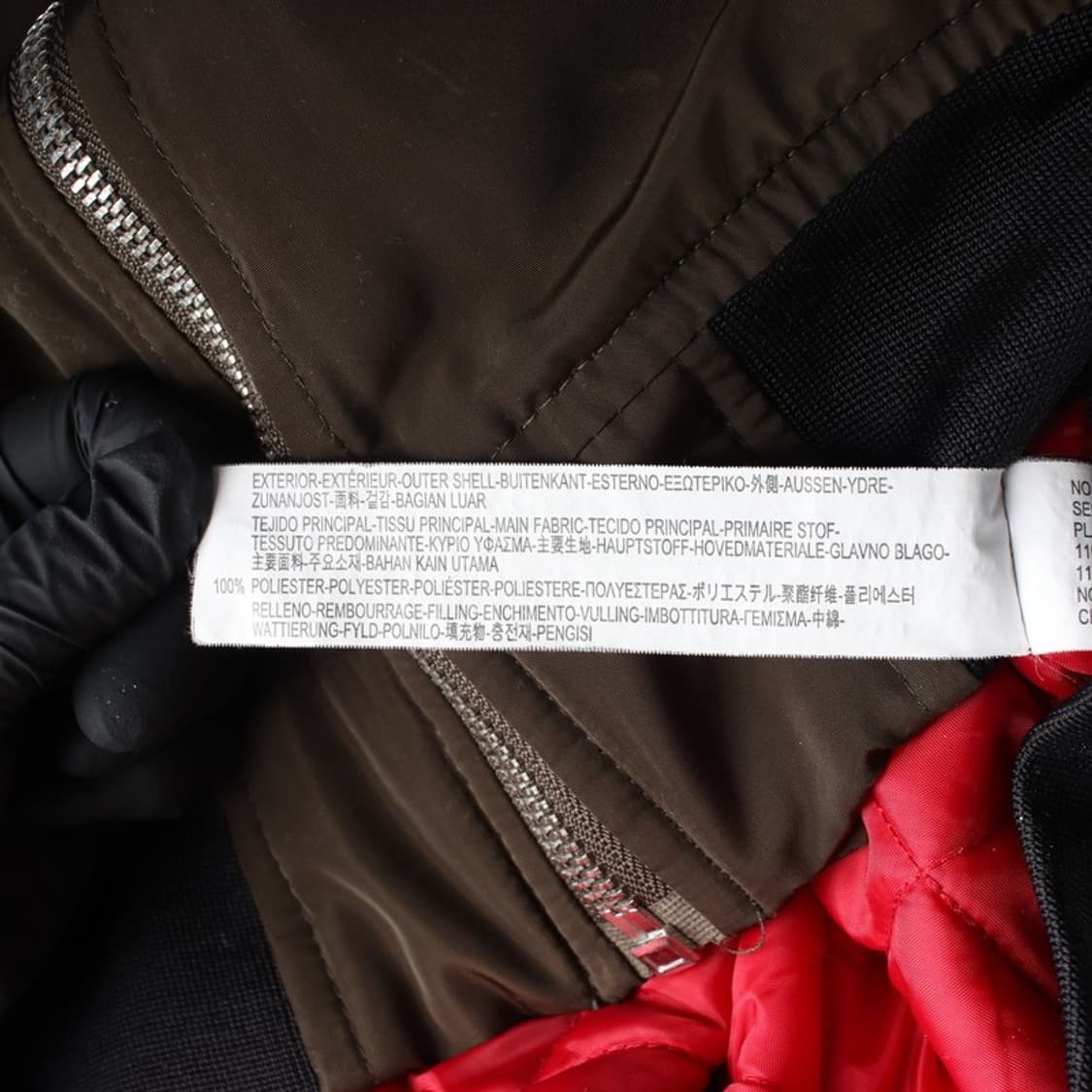 자라 맨 레드 퀼팅 안감 봄버 자켓 L 상품이미지7