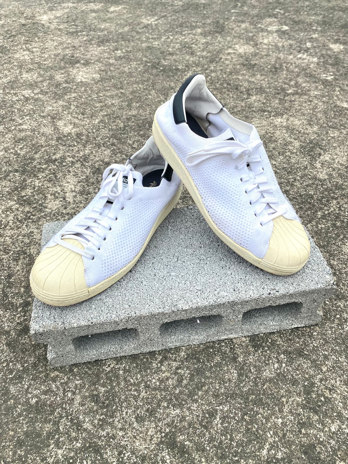 아디다스 슈퍼스타80s 프라임니트 오프화이트 상품이미지1