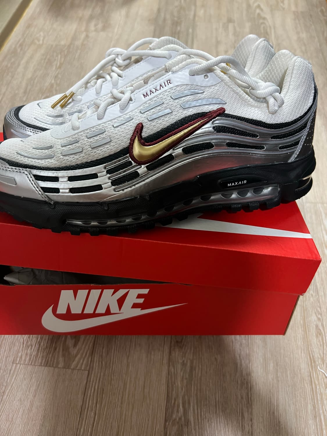 나이키 에어맥스 TL 2.5 팬텀 메탈릭 실버 290 상품이미지2