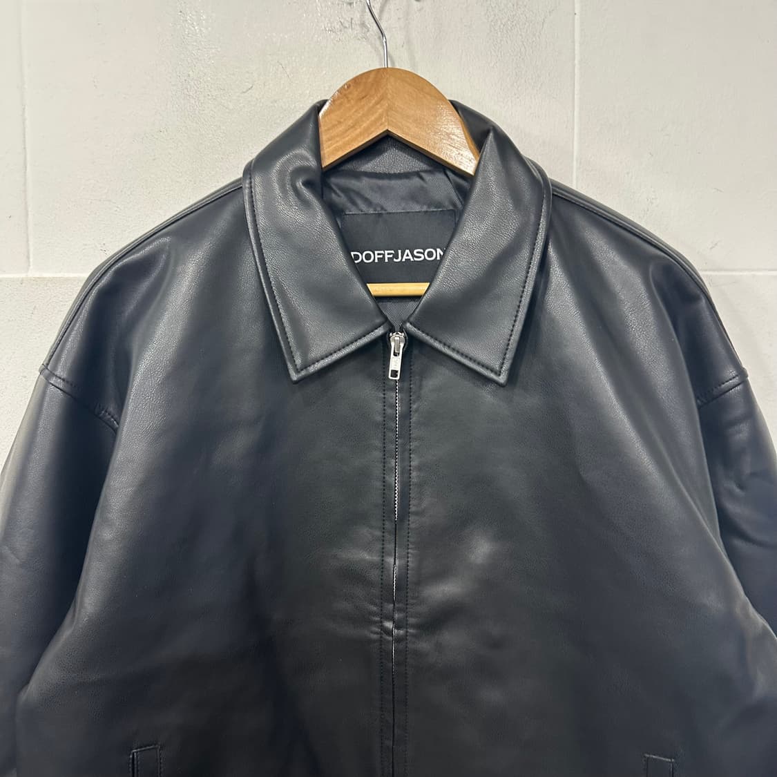 도프제이슨 비건 레더 싱글자켓 상품이미지2