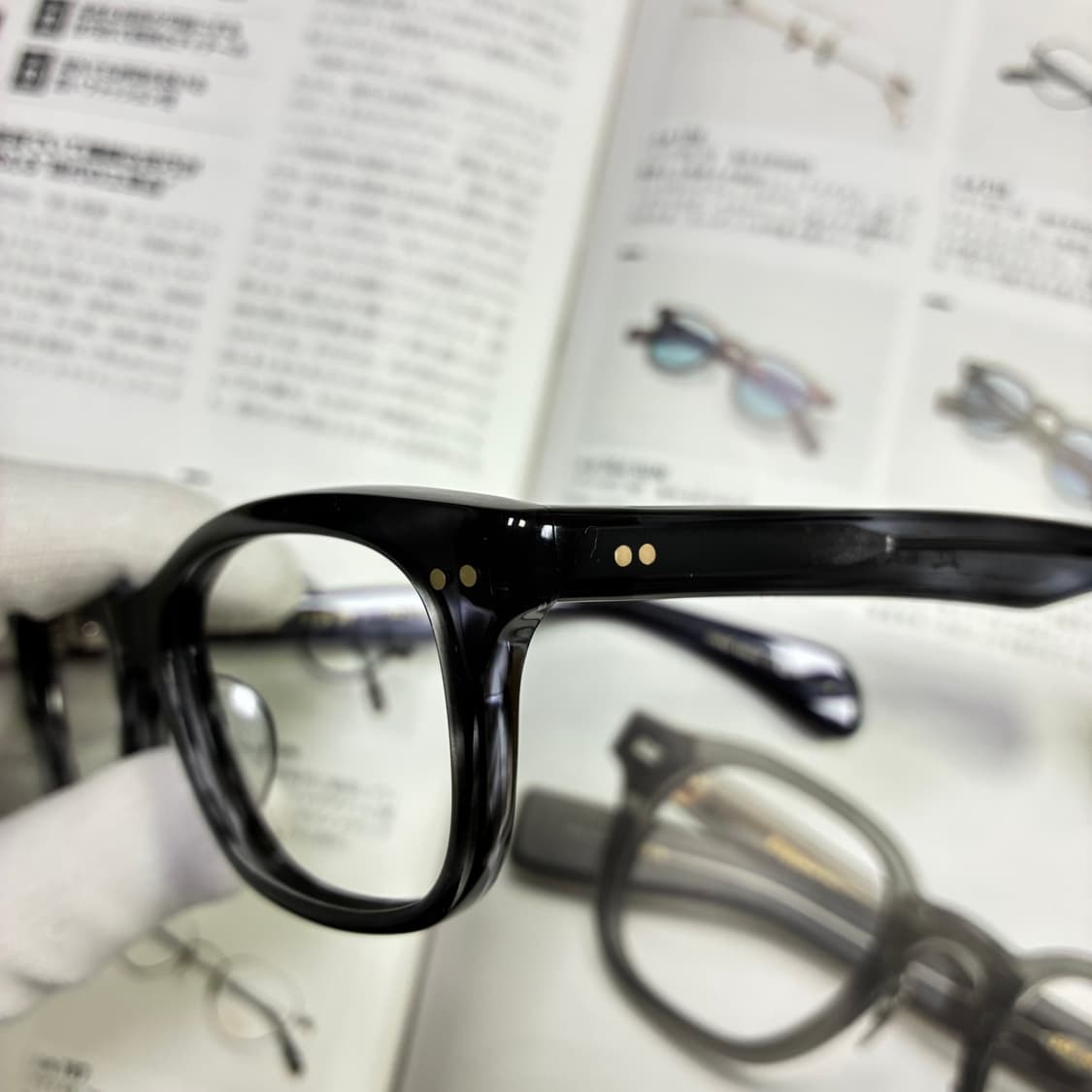 角矢甚治郎作 카도야 진지로 사쿠 일본 장인 셀룰로이드 뿔테 안경 상품이미지3