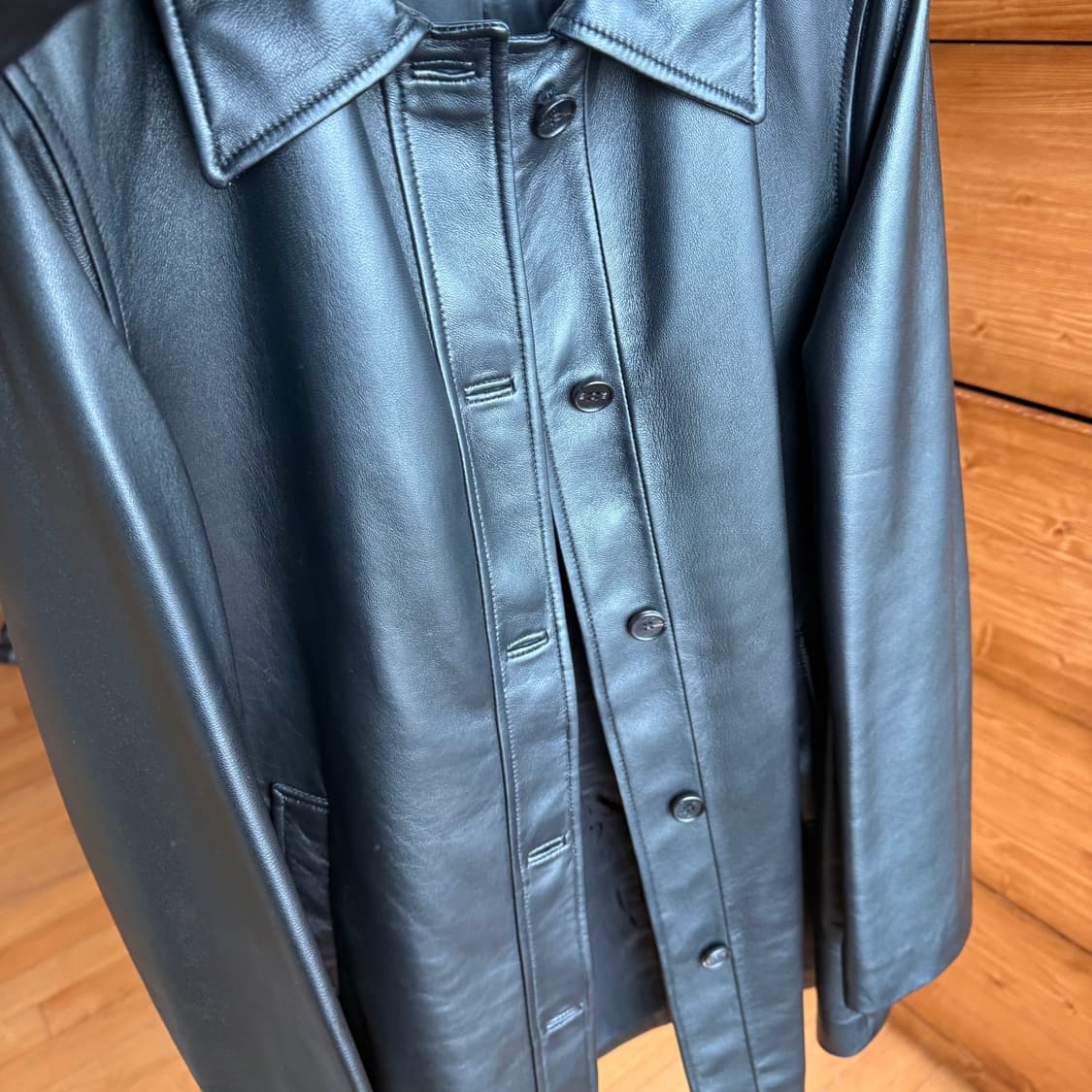 Lfm leather half coat 레더 하프 코트 상품이미지5