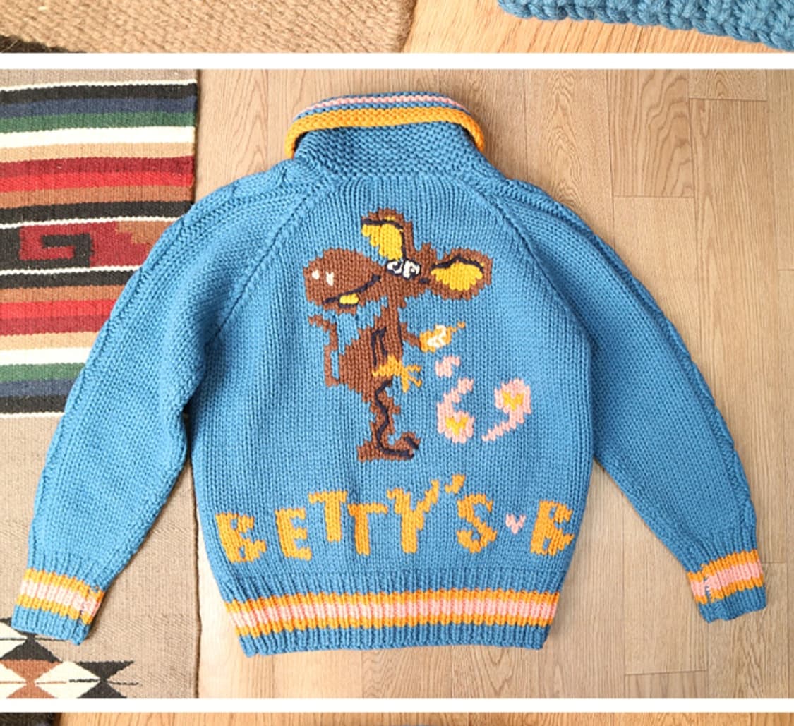 일본판 90S BETTY'S BLUE SHINJI ABE 코위찬 스타일  상품이미지1