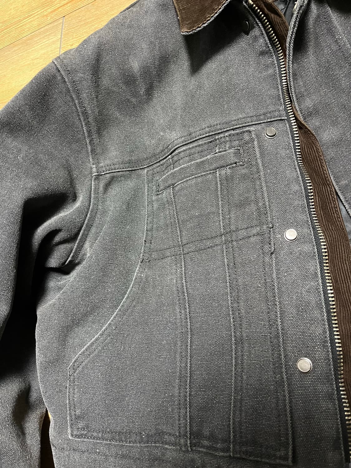 DNSR 디앤에스알 빈티지 크롭 워크 자켓 m 상품이미지2