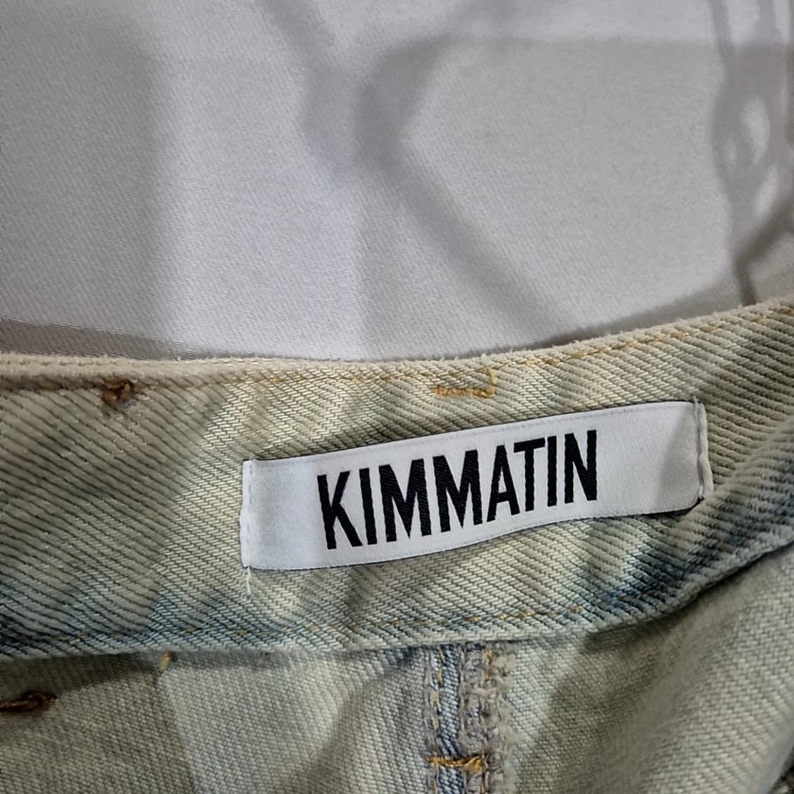 KIMMATIN 와이드 데님 카고 팬츠 상품이미지6