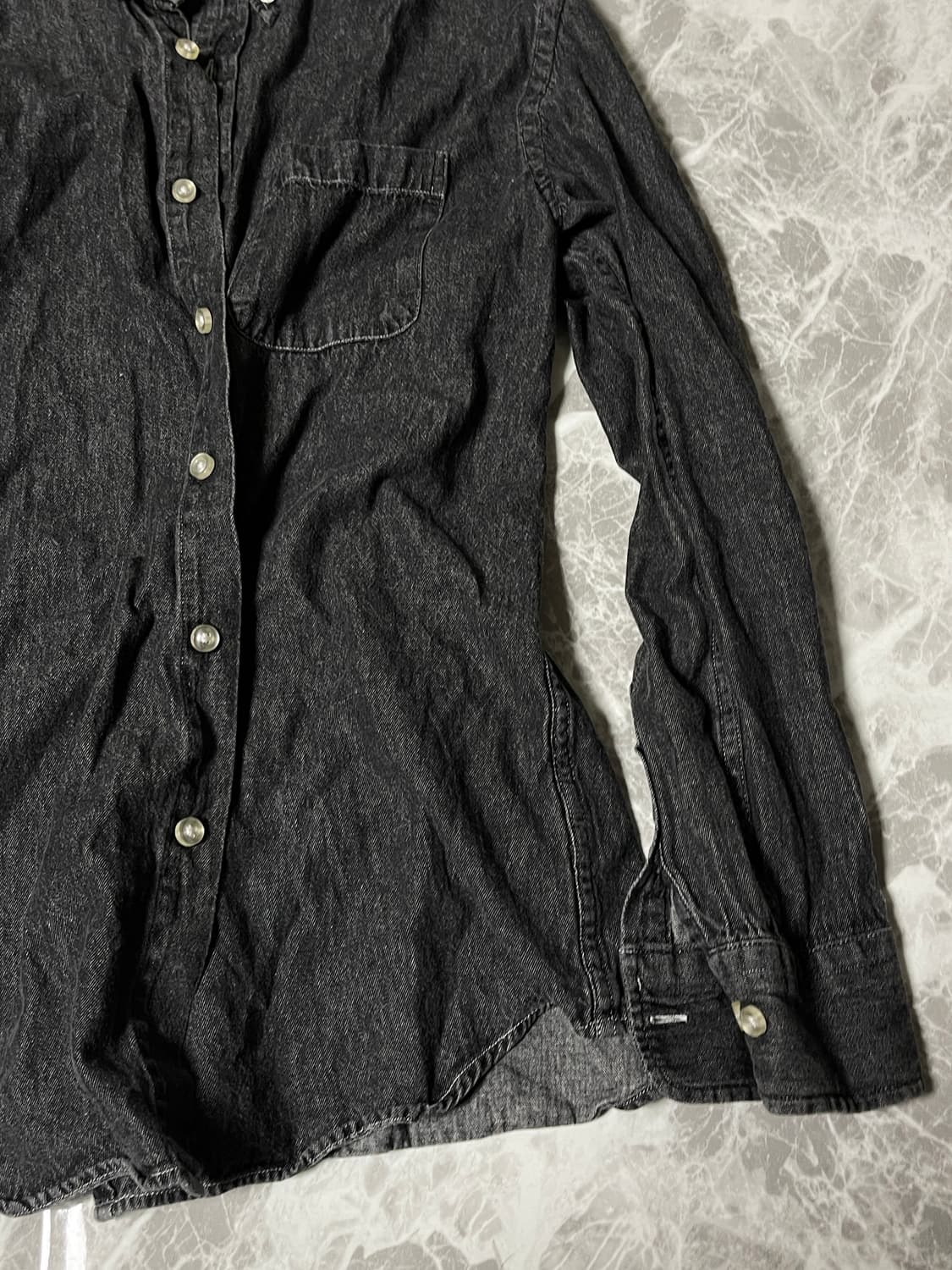 black denim shirts 상품이미지4