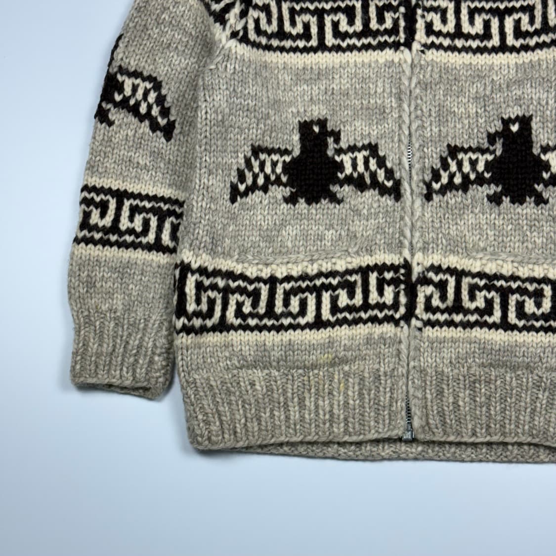 (103) 80s TUAK 빈티지 캐나다 썬더버드 코위찬 가디건 상품이미지4