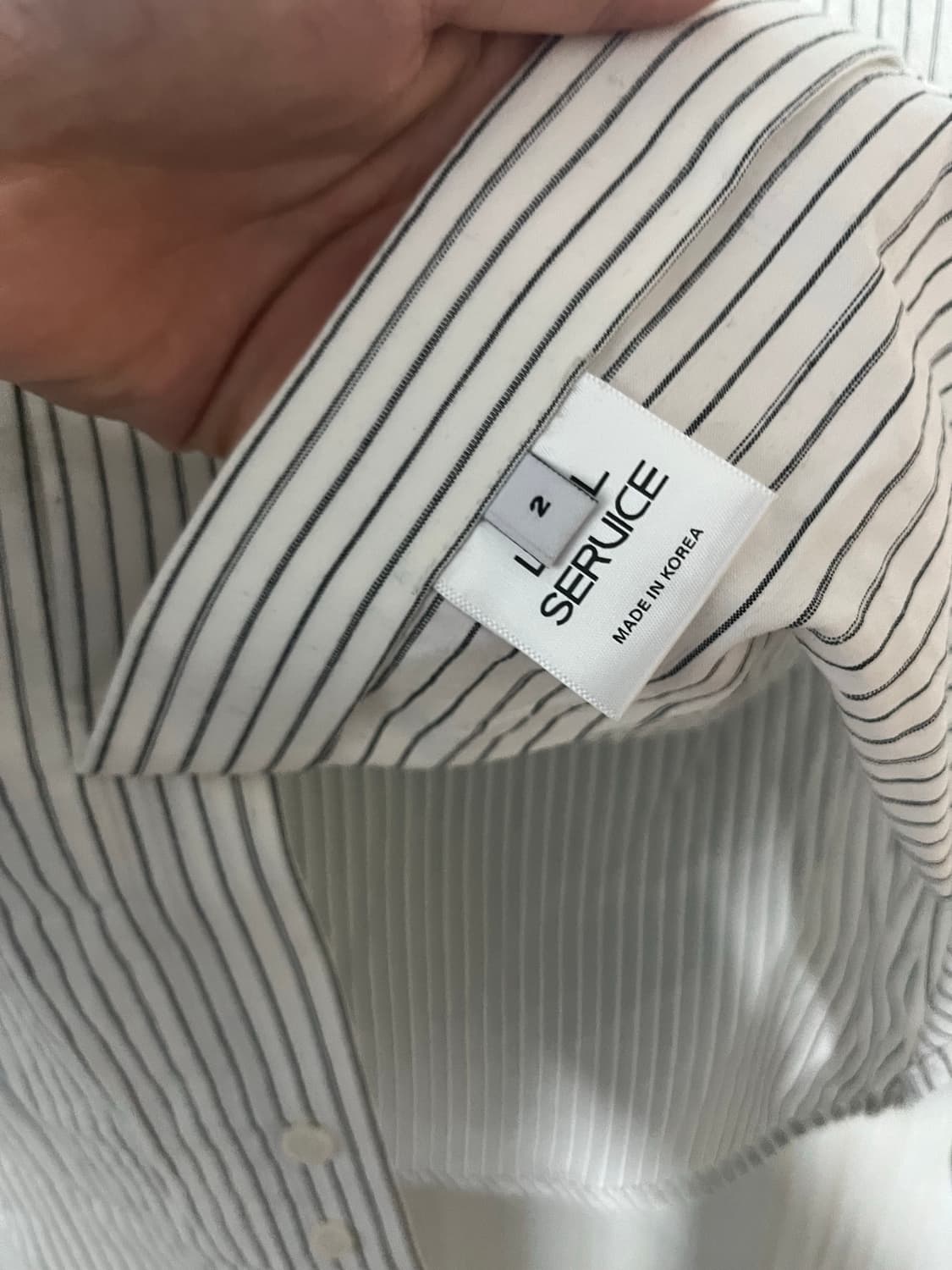 Lyjel service 리젤서비스 스트라이프 셔츠 상품이미지6