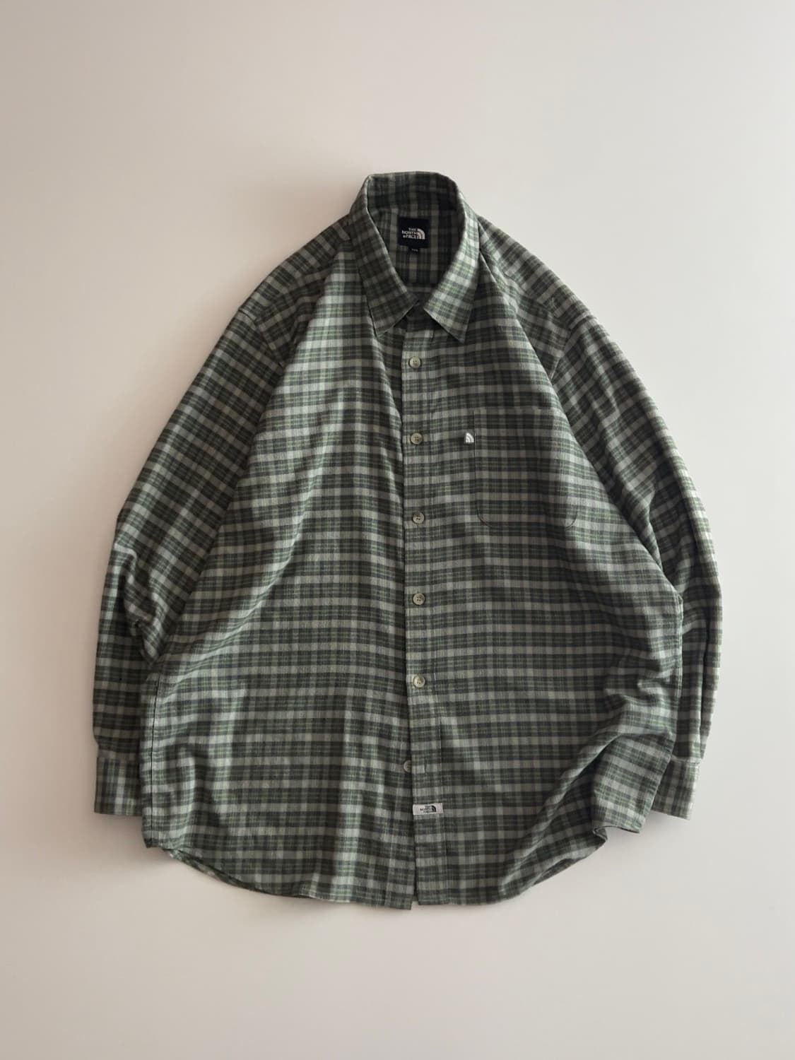노스페이스 원포켓 플란넬 체크셔츠 110 상품이미지1