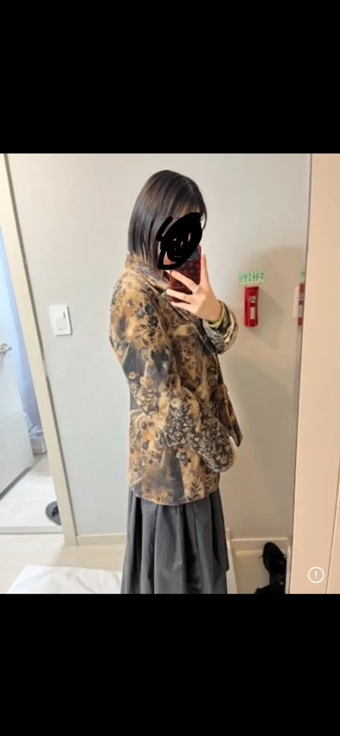 Teak 티크 플라워 코듀로이 자켓 상품이미지2