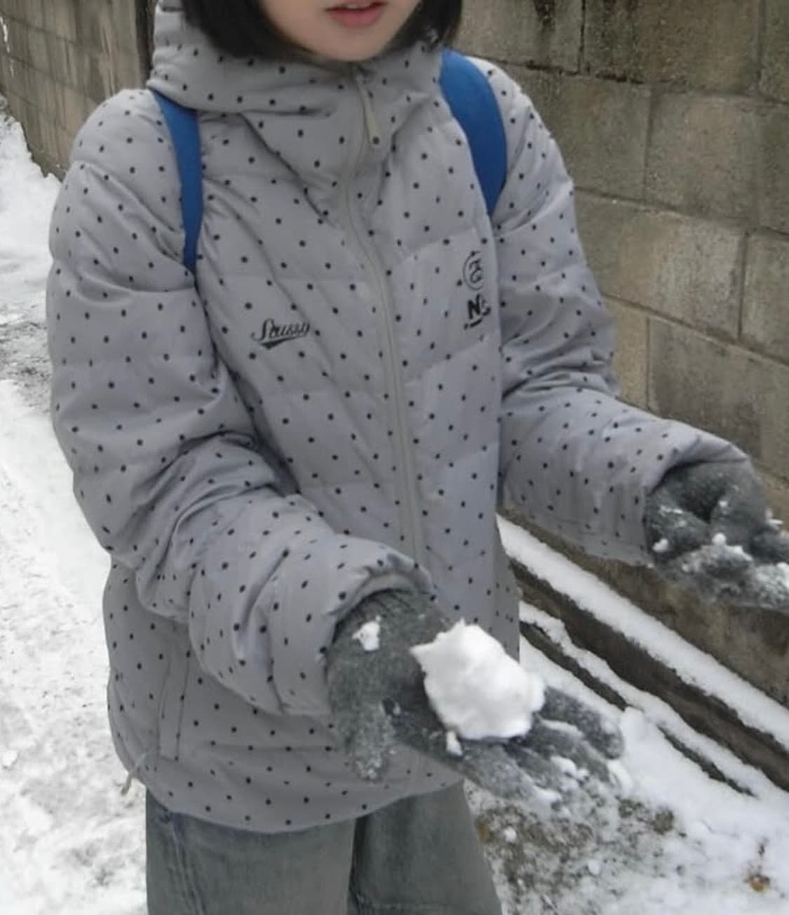 스투시 도트 경량 패딩 상품이미지1