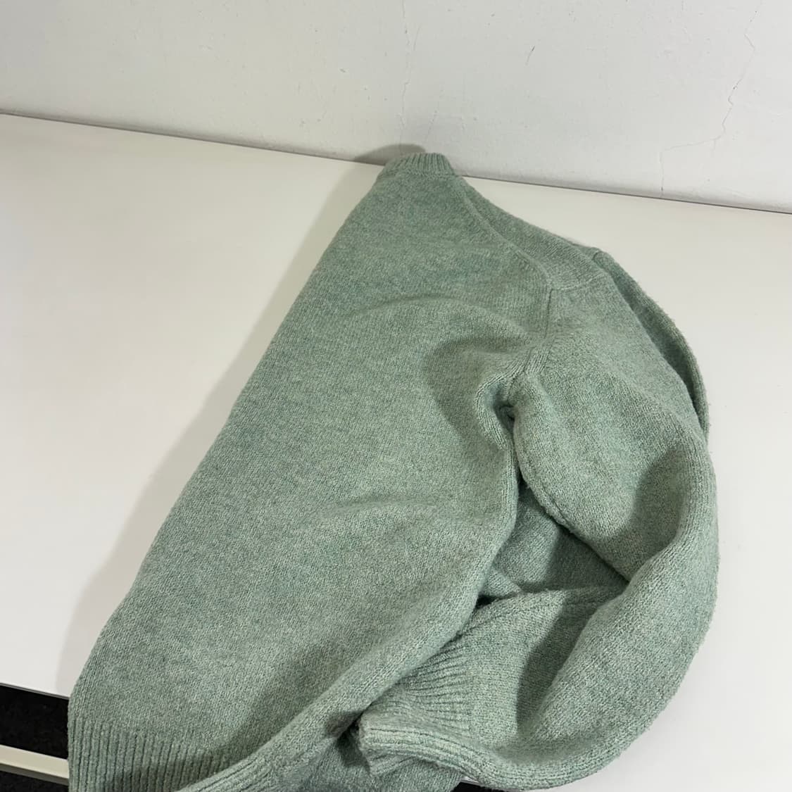 M 키뮤어 민트 아크릴 라운드니트 상품이미지5