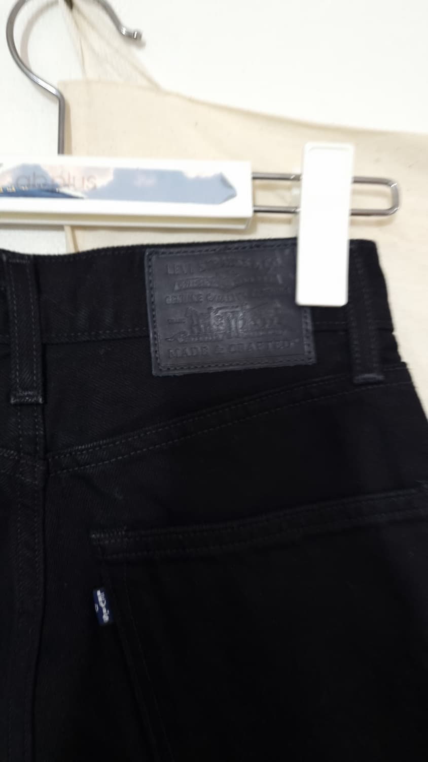 LEVI'S 뉴 풀 플레어 블랙 데님 팬츠 24 상품이미지5