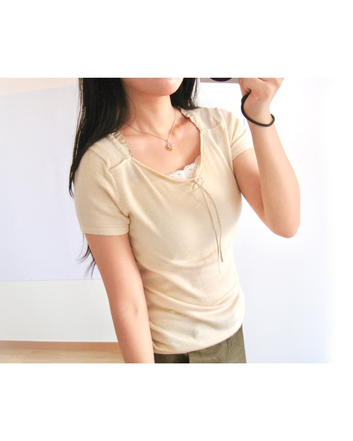 버터 가디건 & 블라우스♡ 상품이미지2